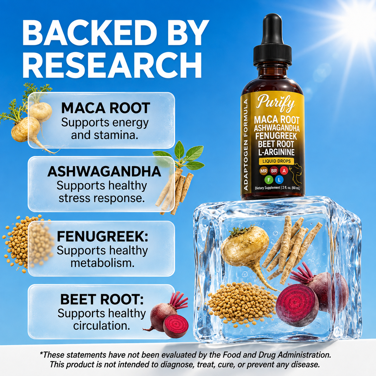 Maca Root Drops for Women