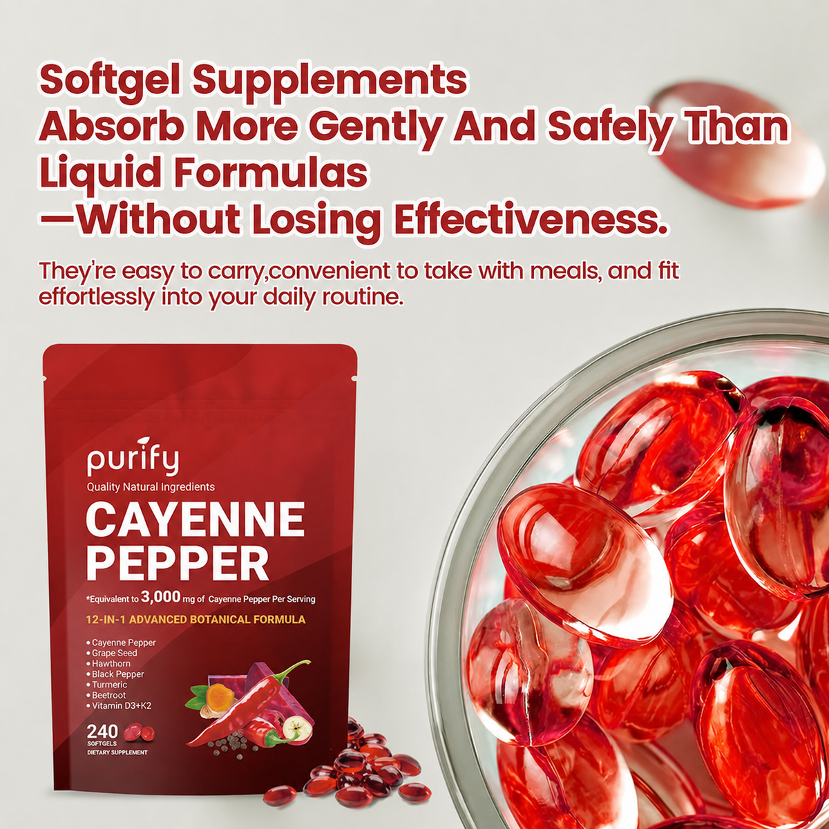 Cayenne Pepper Softgels