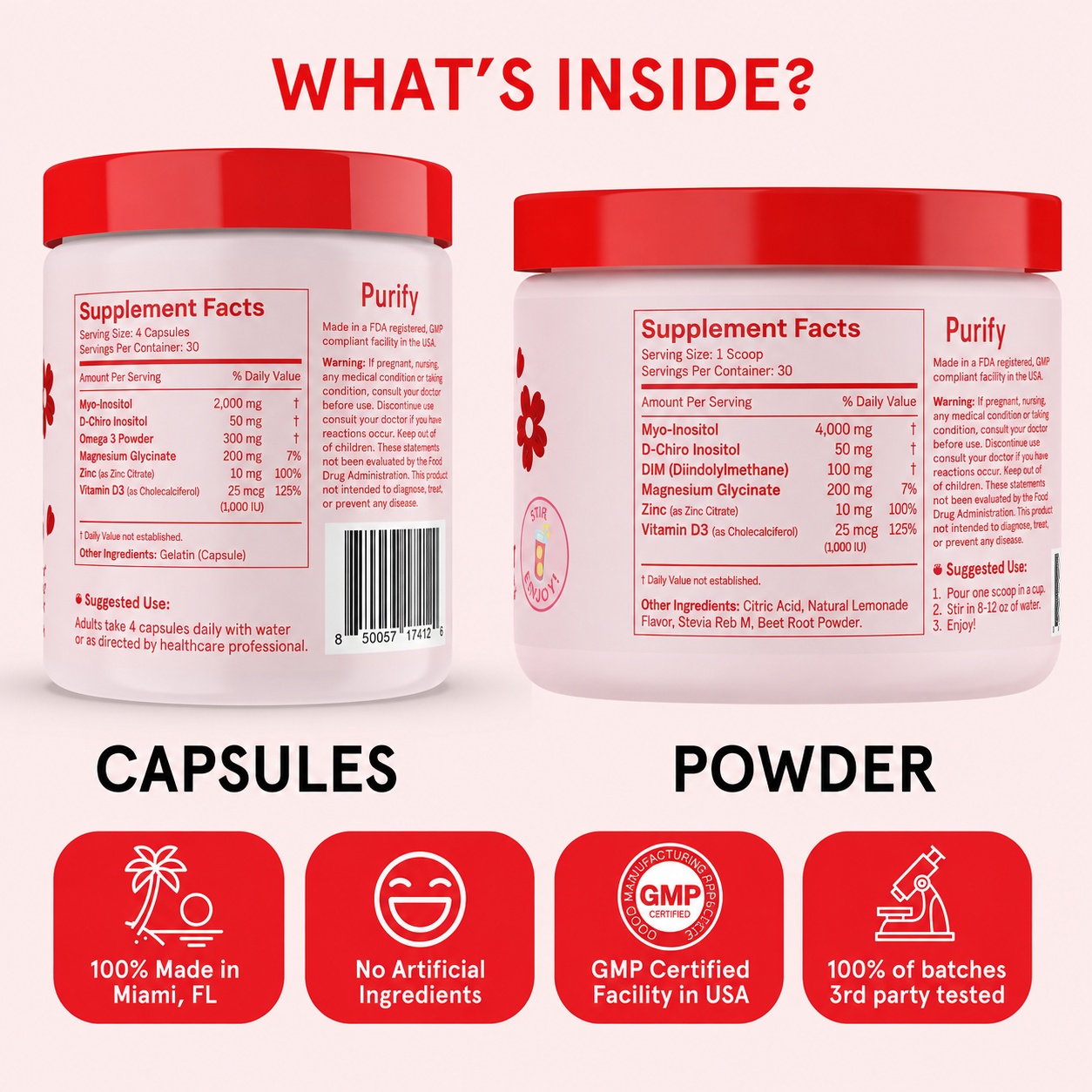 Peach Perfect Inositol Multivitamin
