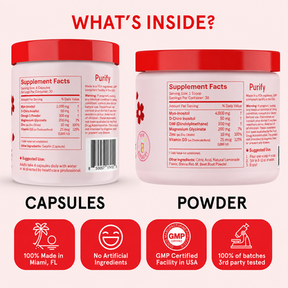 Peach Perfect Inositol Multivitamin