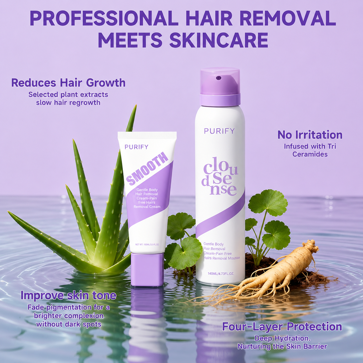 Bikini Pain-Free Hair Removal Cream